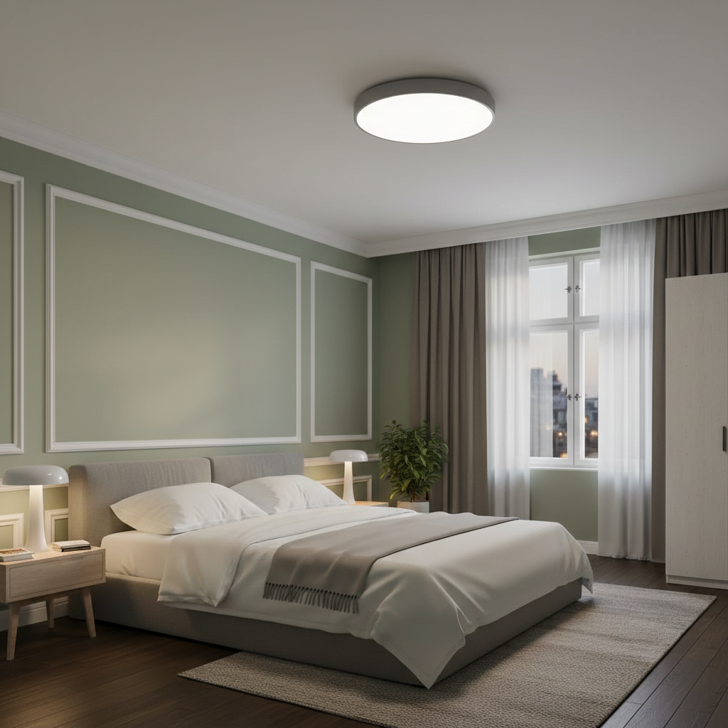 Energy Efficient LED Flush Ceiling Lights for Bedroom and Living Room