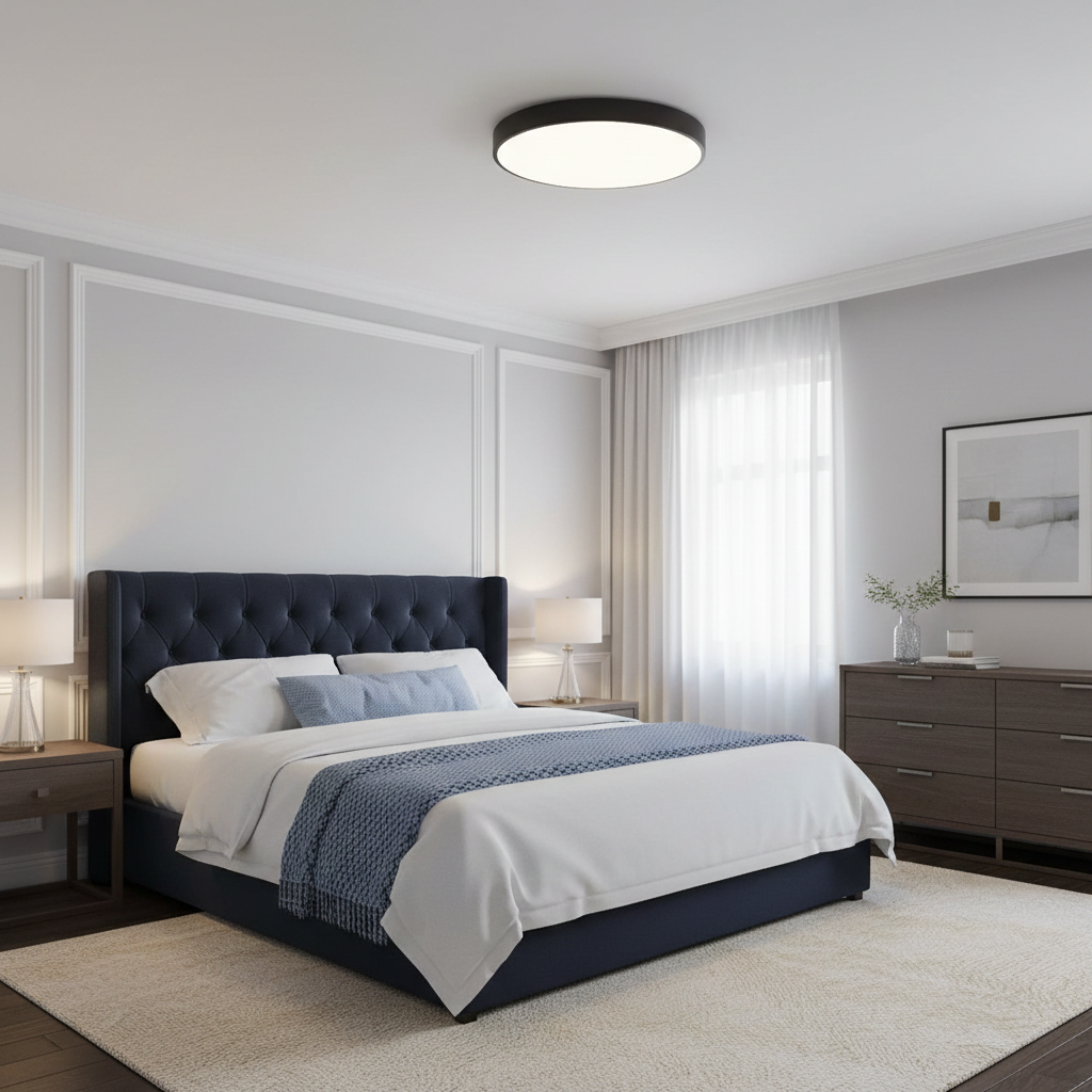 Energy Efficient LED Flush Ceiling Lights for Bedroom and Living Room