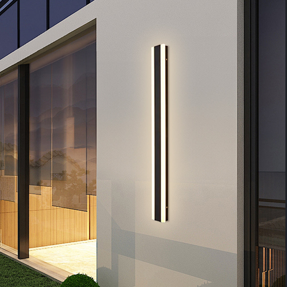 Minimalist Exterior Wall Lights, Black, IP65