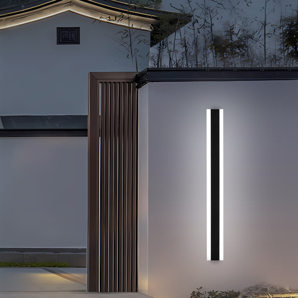 Minimalist Exterior Wall Lights, Black, IP65