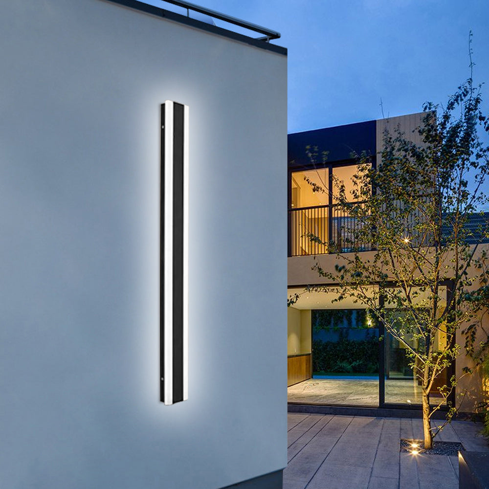 Minimalist Exterior Wall Lights, Black, IP65