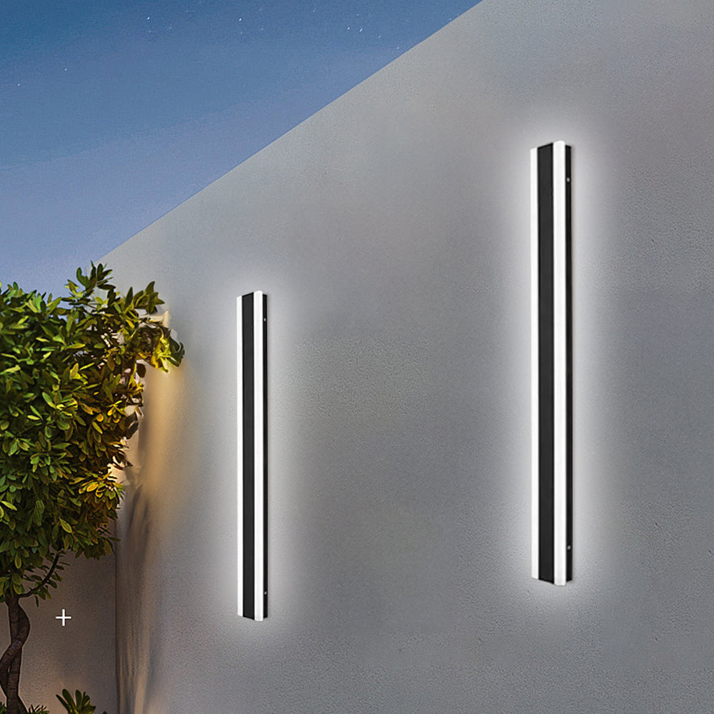 Minimalist Exterior Wall Lights, Black, IP65