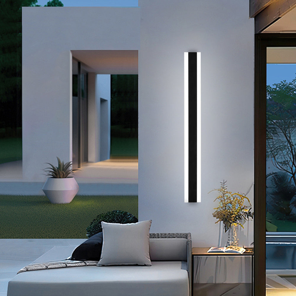 Minimalist Exterior Wall Lights, Black, IP65