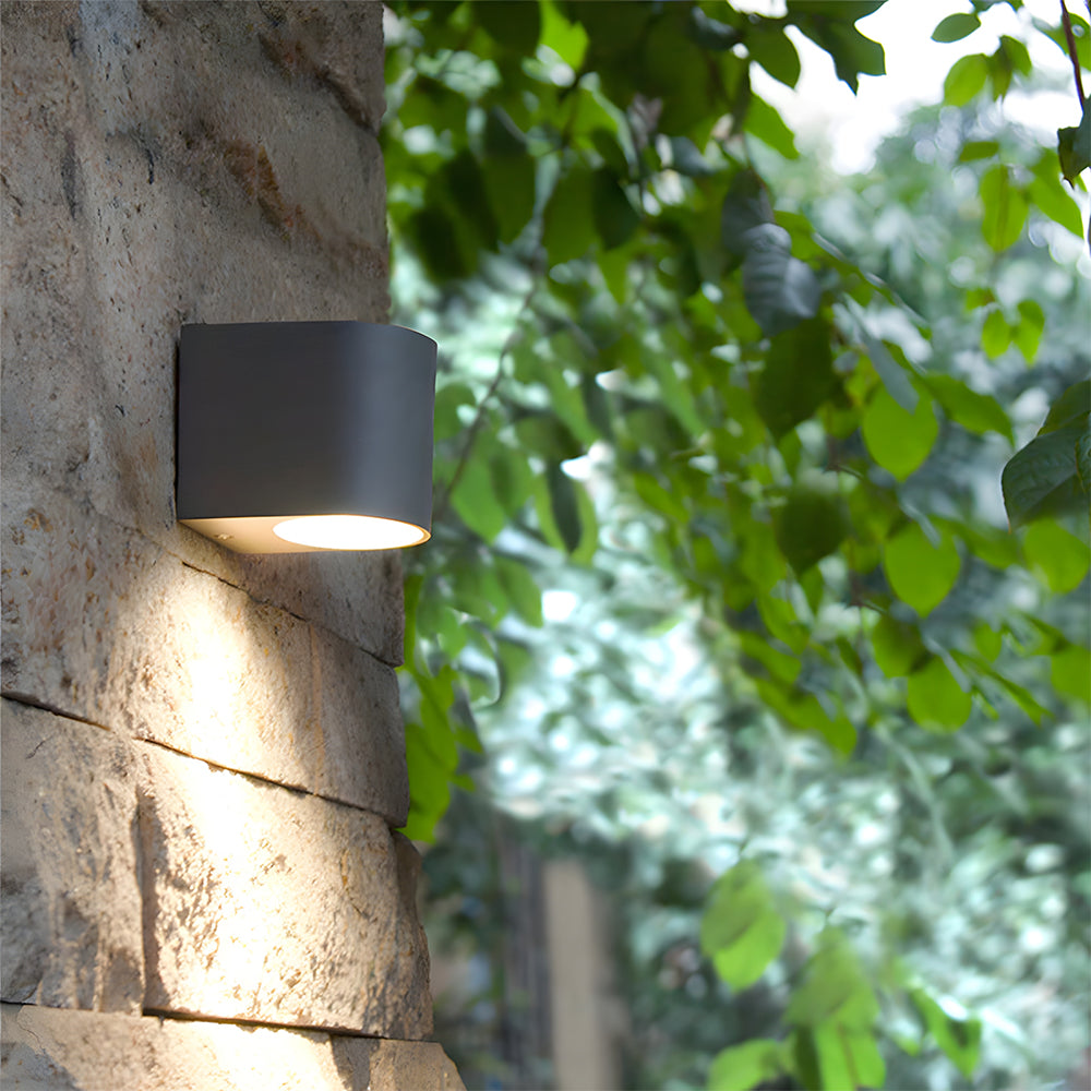 IP65 Black Square LED Outdoor Wall Lights