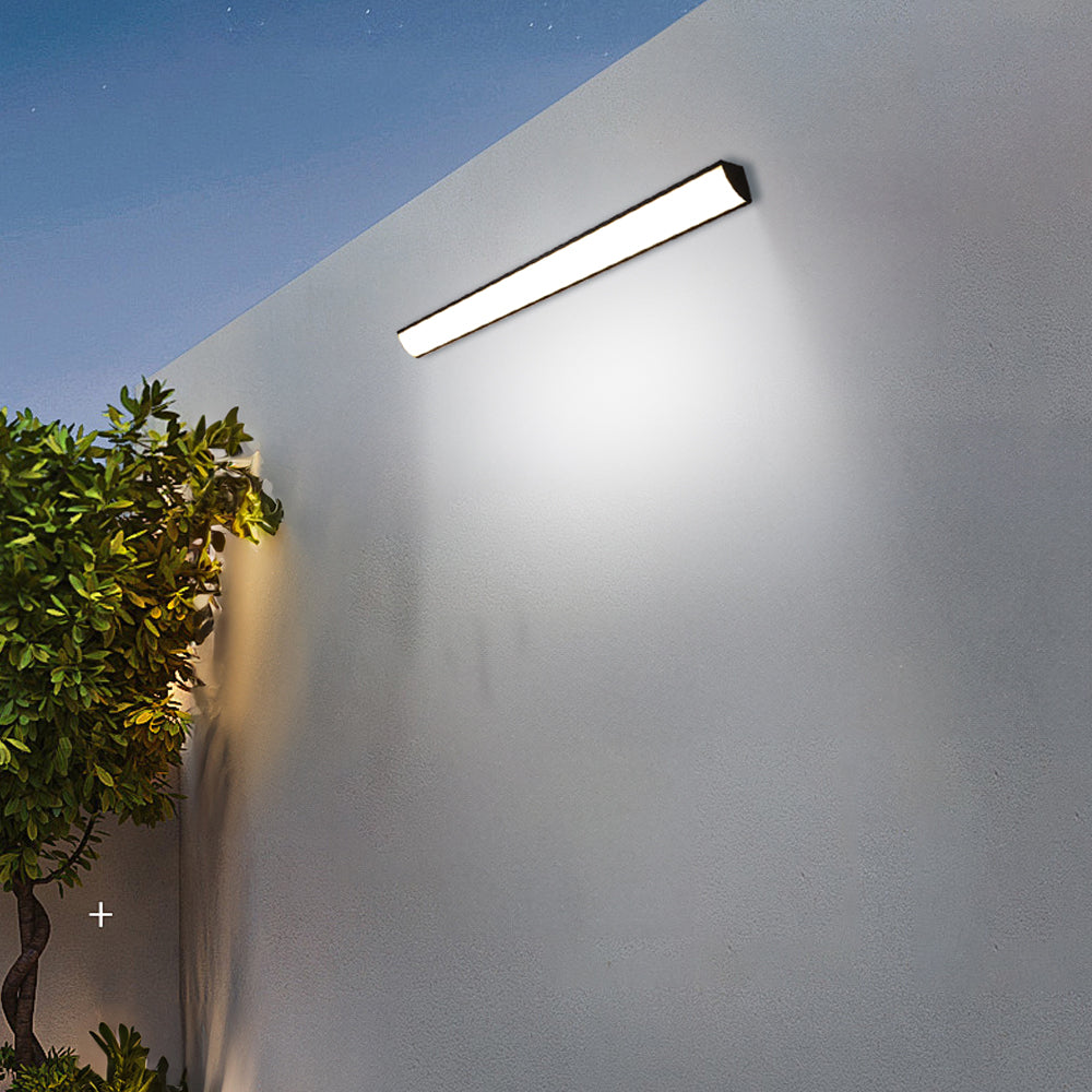 IP65 Modern Outdoor Long Wall Sconce Exterior Waterproof Modern Porch Garage Balcony
