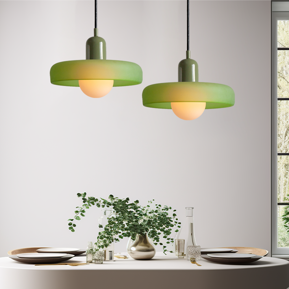 Bauhaus Glass Art Kitchen Island Ceiling Pendant Light