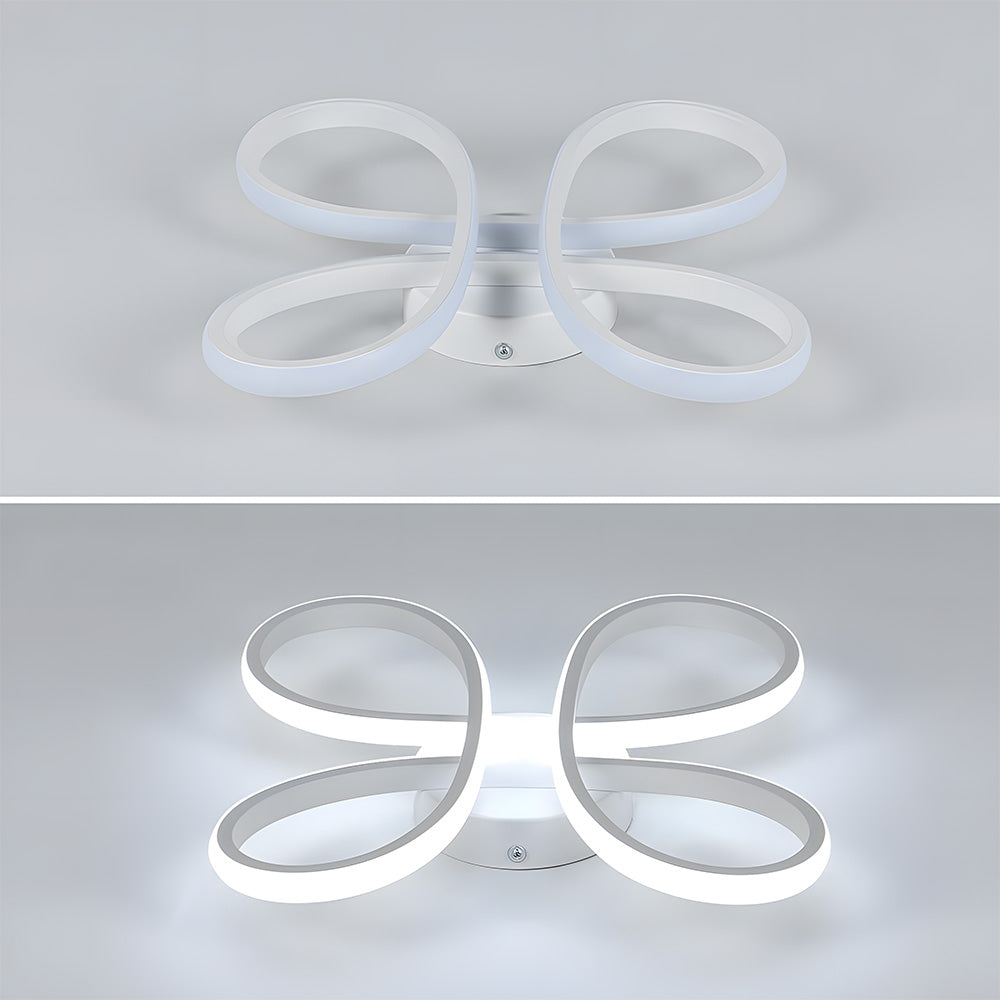 Modern Creative Iron LED Ceiling Lights For Bedroom