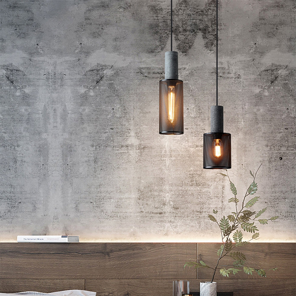 Modern Iron Grey Hanging Light Pendant Lampshade
