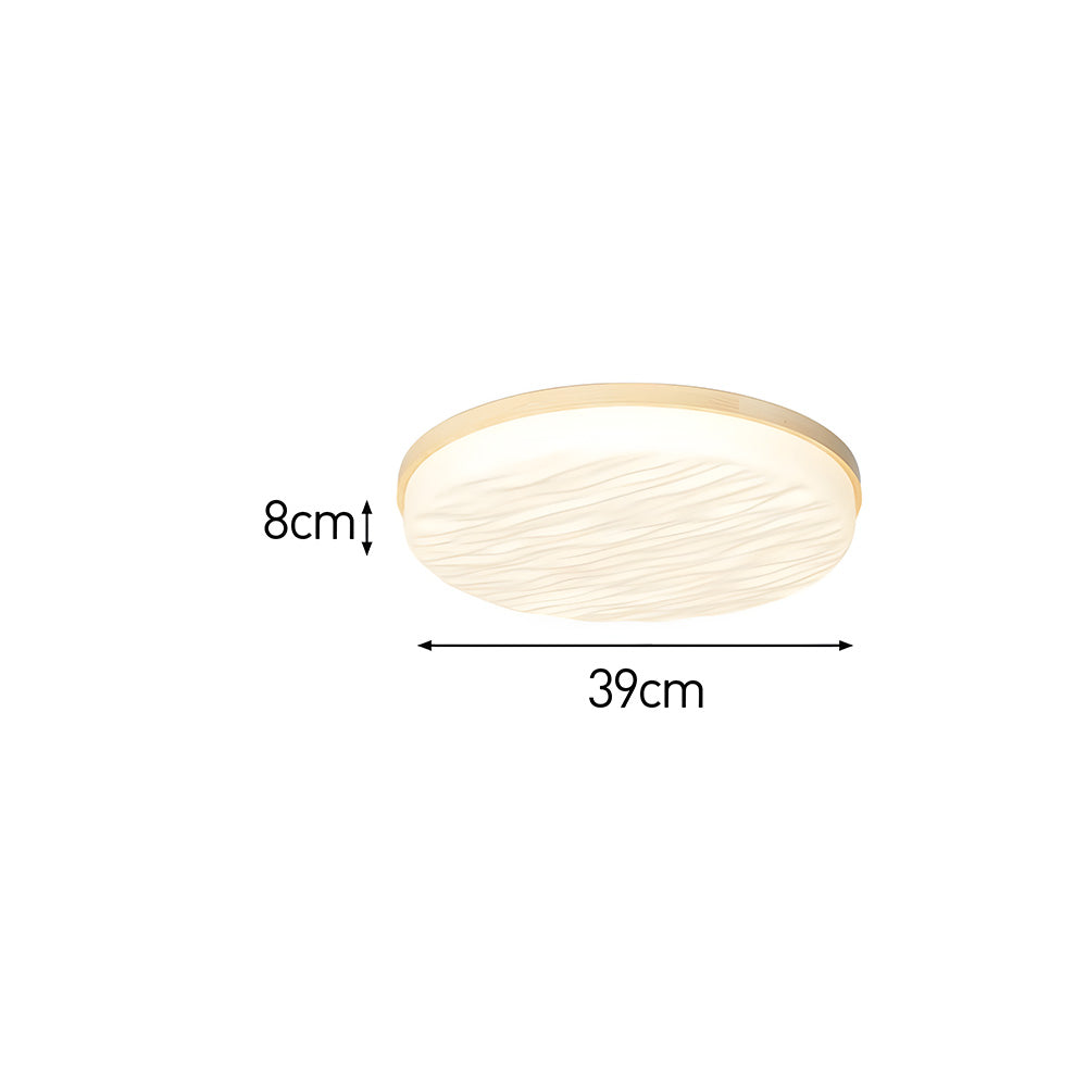 Modern Iron Bedroom Led Flush Ceiling Light