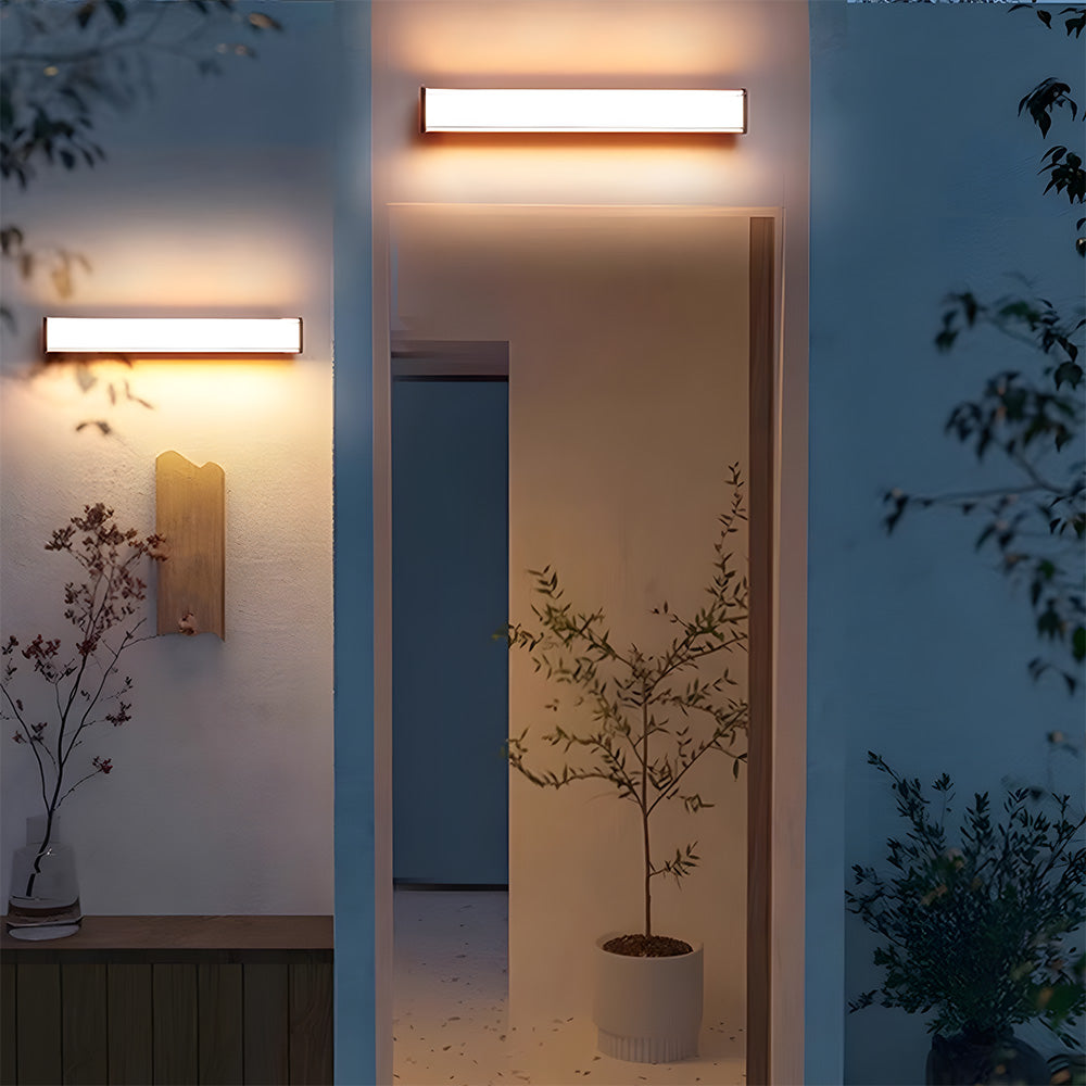Modern Long Strip LED Outdoor Wall Light