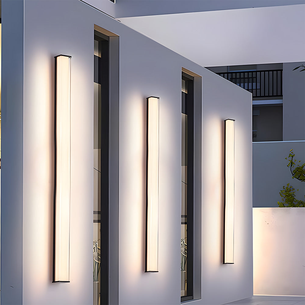 Modern Long Strip LED Outdoor Wall Light