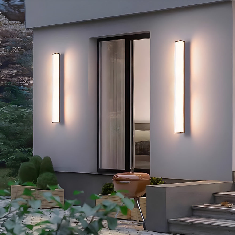 Modern Long Strip LED Outdoor Wall Light