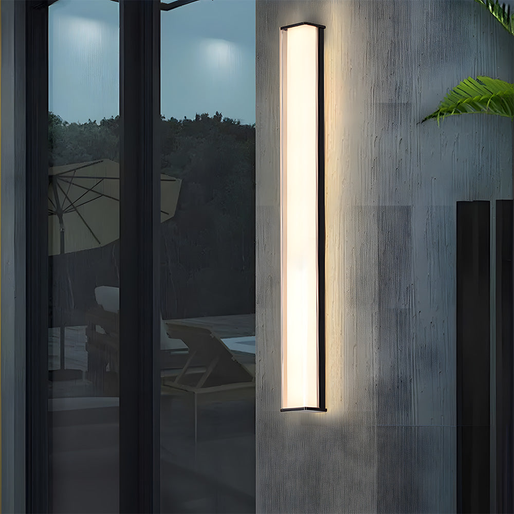 Modern Long Strip LED Outdoor Wall Light