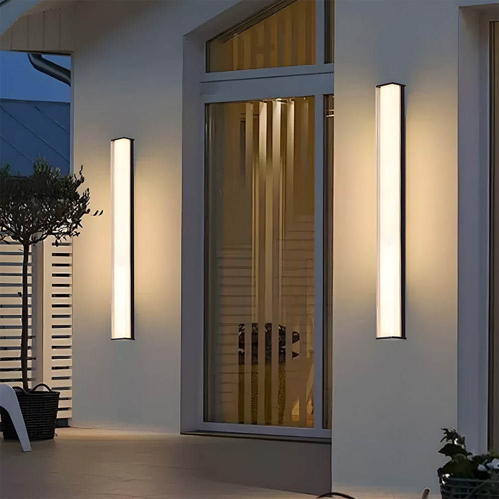 Modern Long Strip LED Outdoor Wall Light