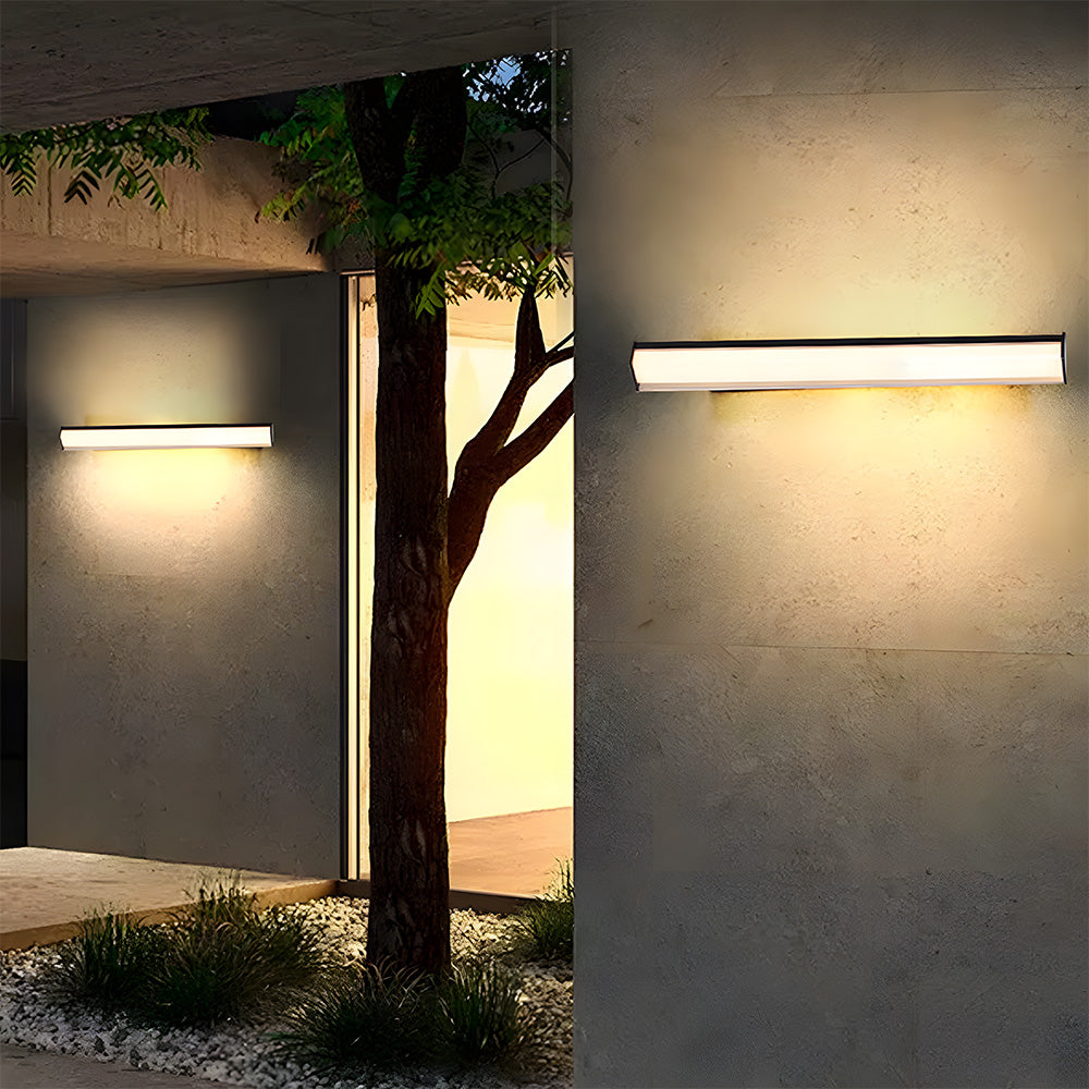 Modern Long Strip LED Outdoor Wall Light