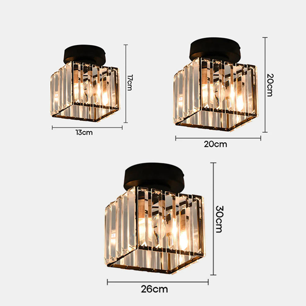 Modern 1-Light Hallway Flush Mount Ceiling Light