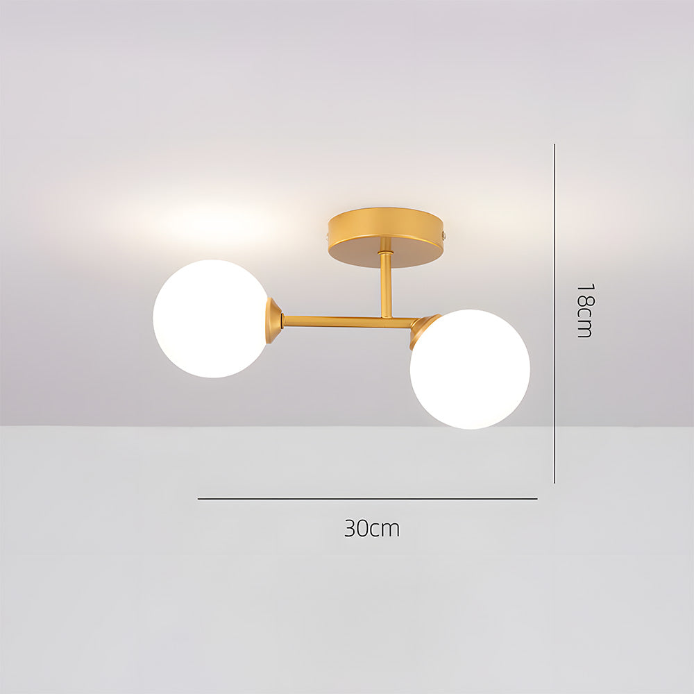 Nordic Corridor Glass Ceiling Light
