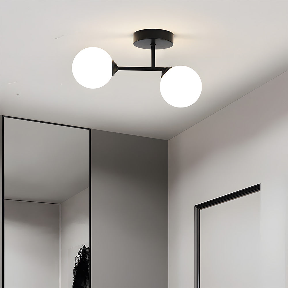 Nordic Corridor Glass Ceiling Light
