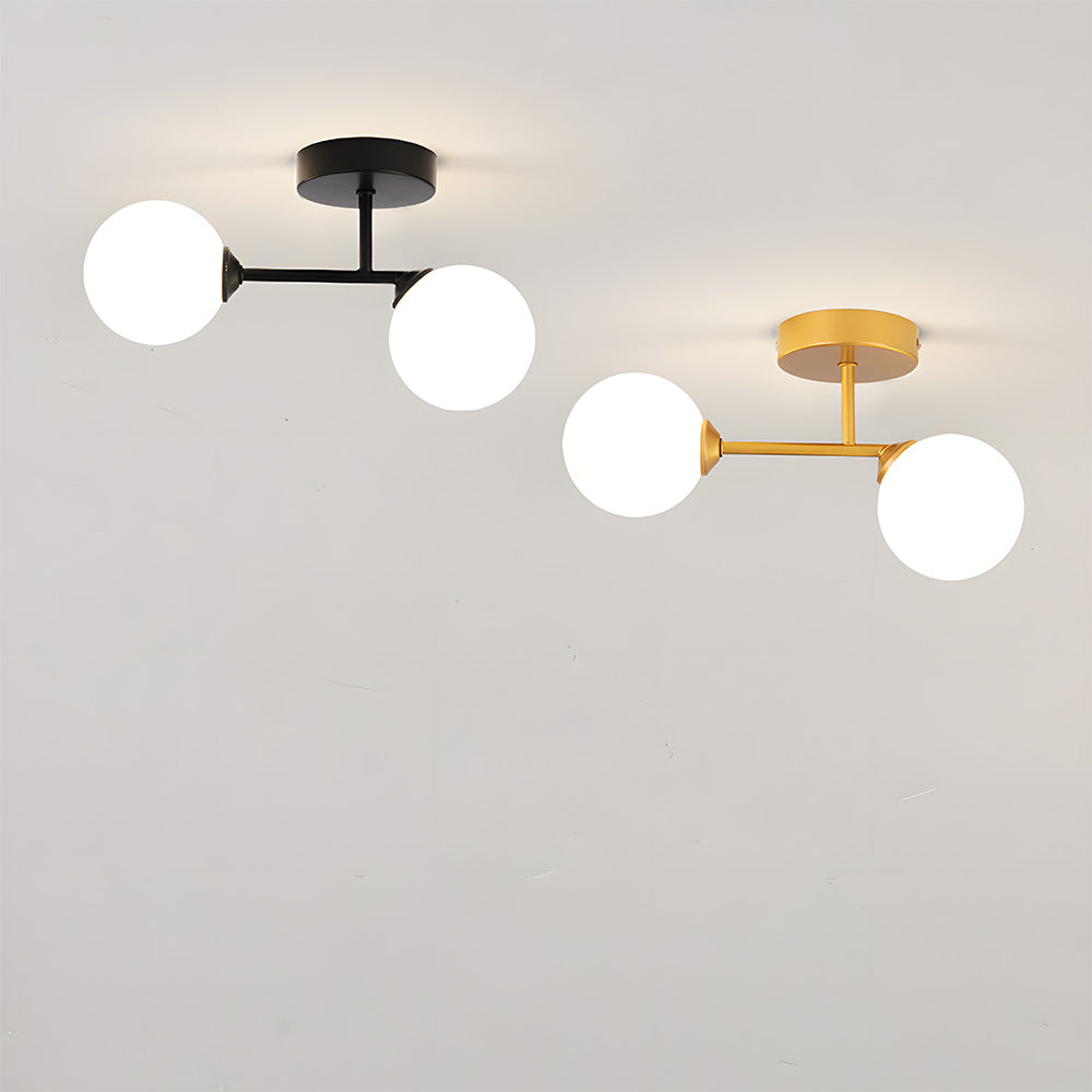 Nordic Corridor Glass Ceiling Light