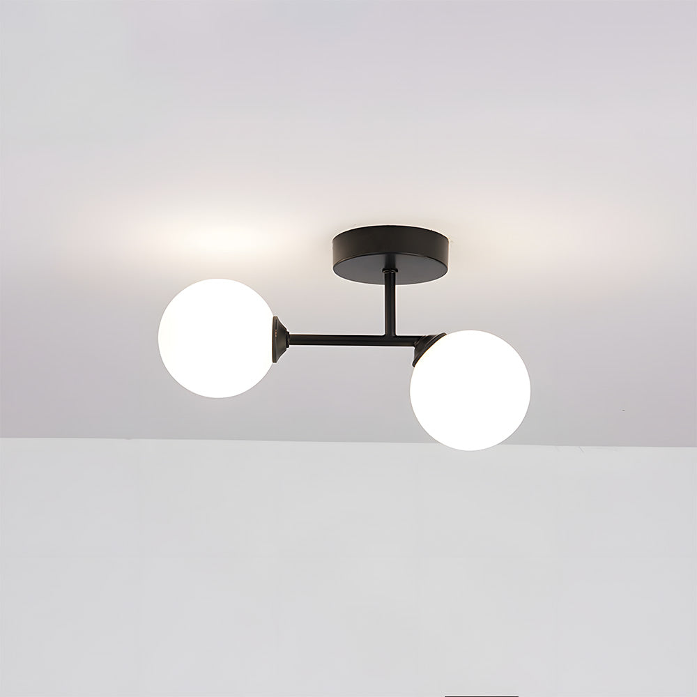Nordic Corridor Glass Ceiling Light