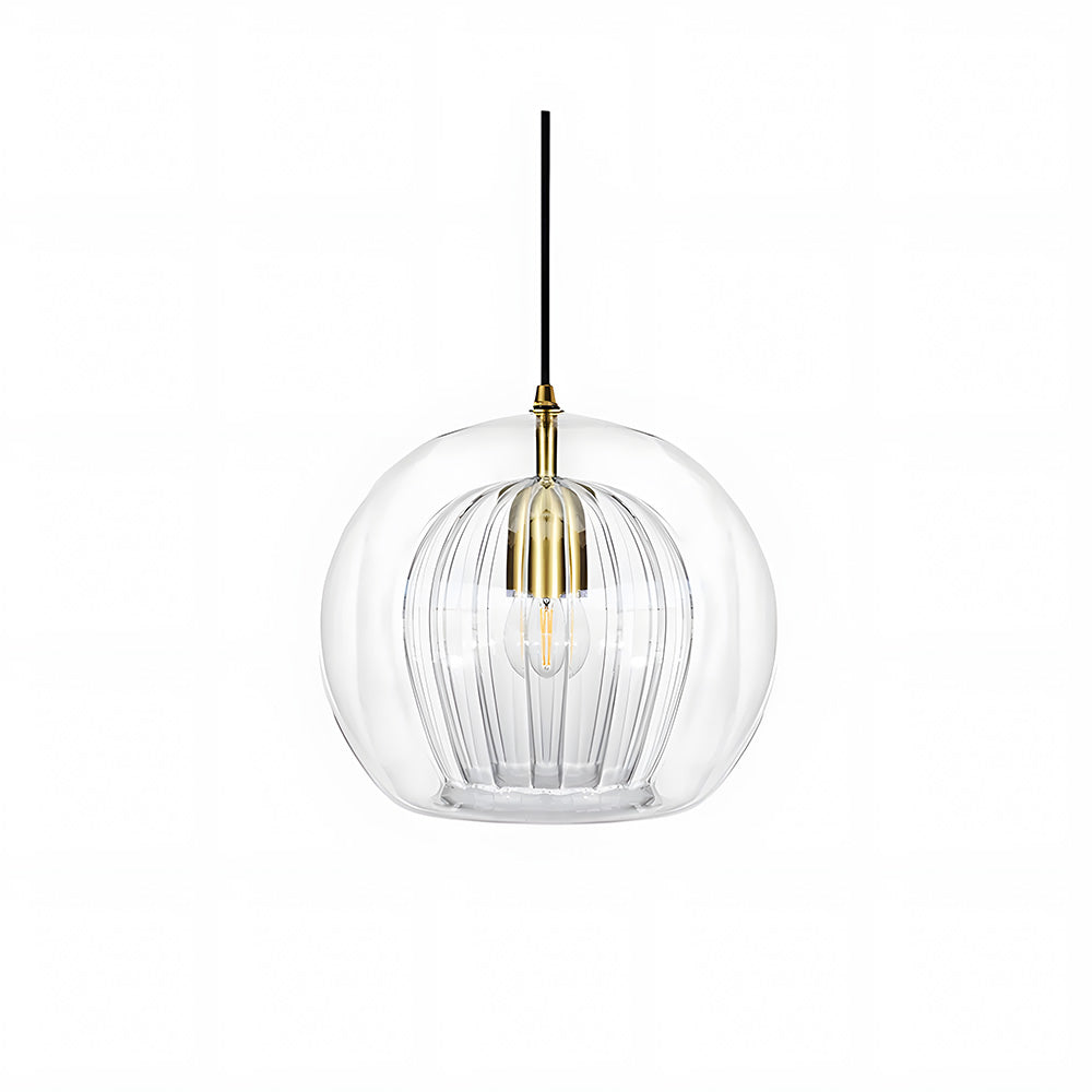 Nordic Modern Bedroom Spherical Glass Pendant Lights