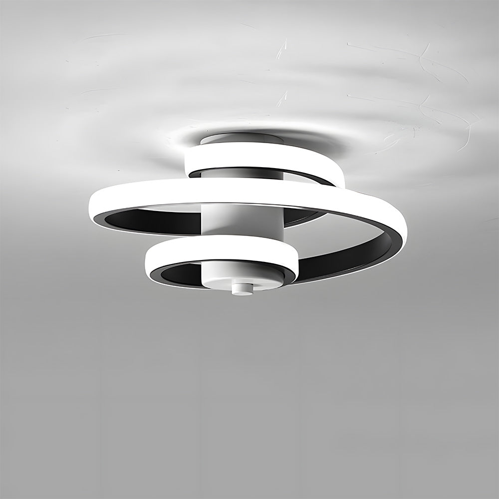 Nordic Spiral LED Corridor Ceiling Light