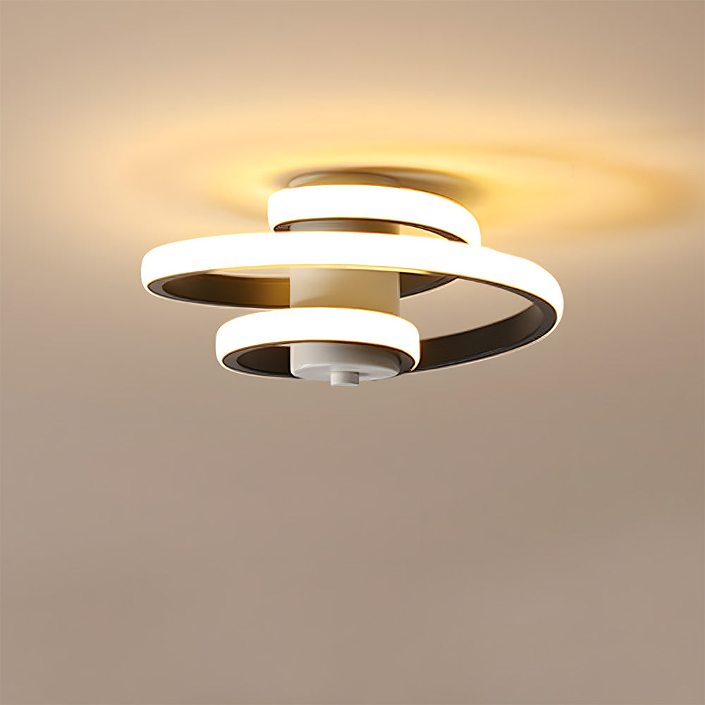 Nordic Spiral LED Corridor Ceiling Light
