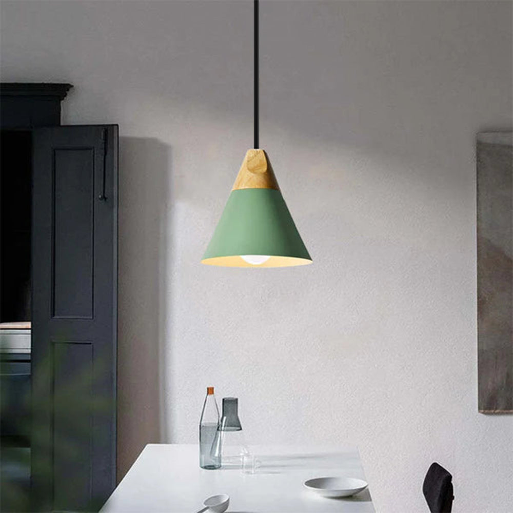 Nordic Simple Dining Room Colorful Pendant Lights