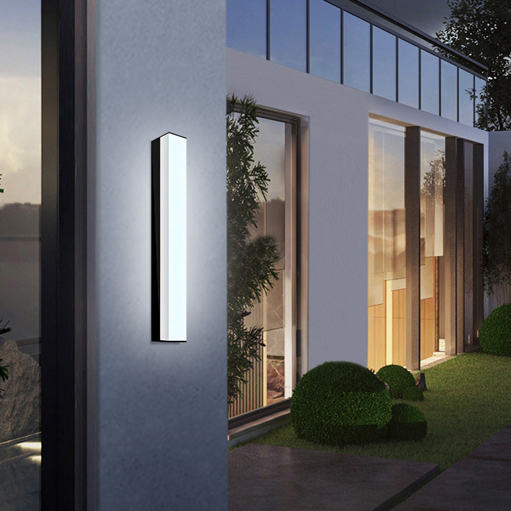 Outdoor Black Waterproof LED Wall Light