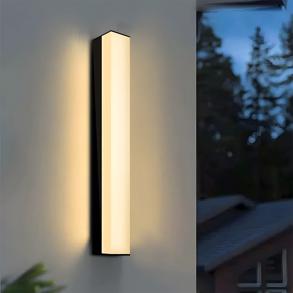 Outdoor Black Waterproof LED Wall Light