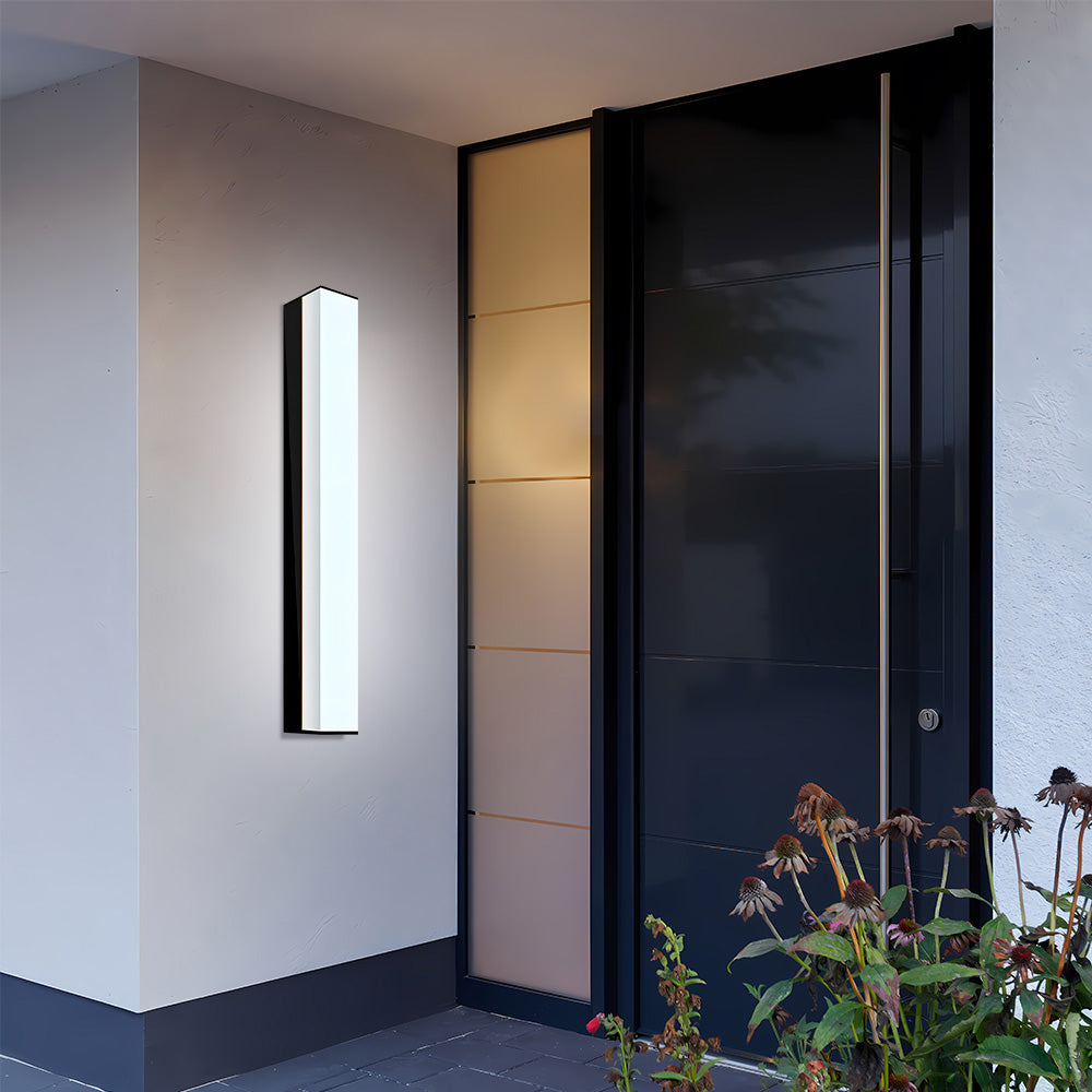 Outdoor Black Waterproof LED Wall Light