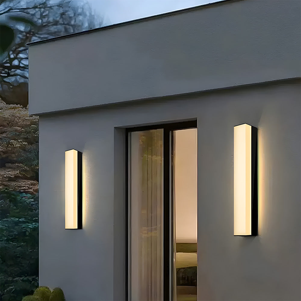 Outdoor Black Waterproof LED Wall Light