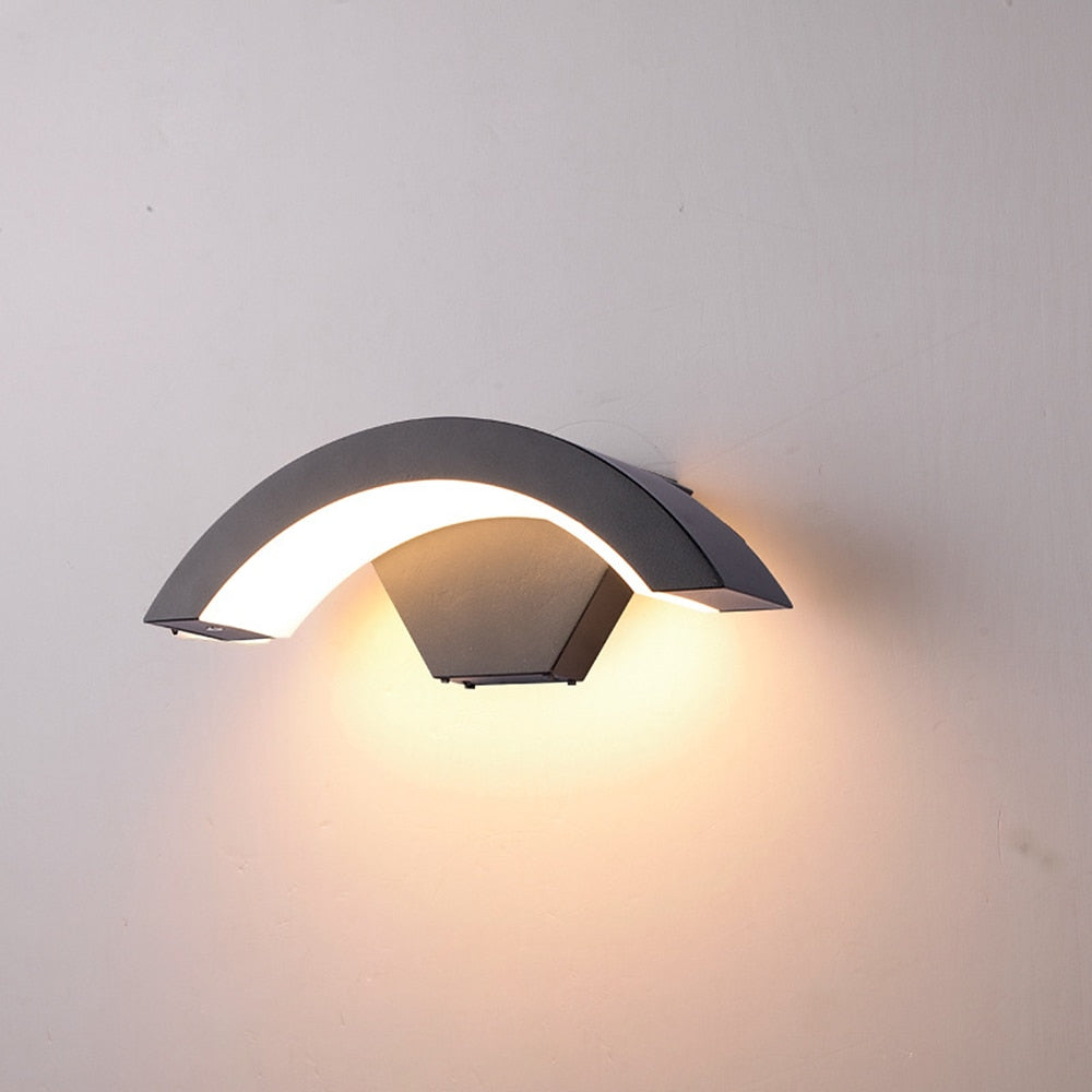 Modern Outdoor Wall Light Waterproof IP65 Suitable for Outdoor Porch Courtyard Garden