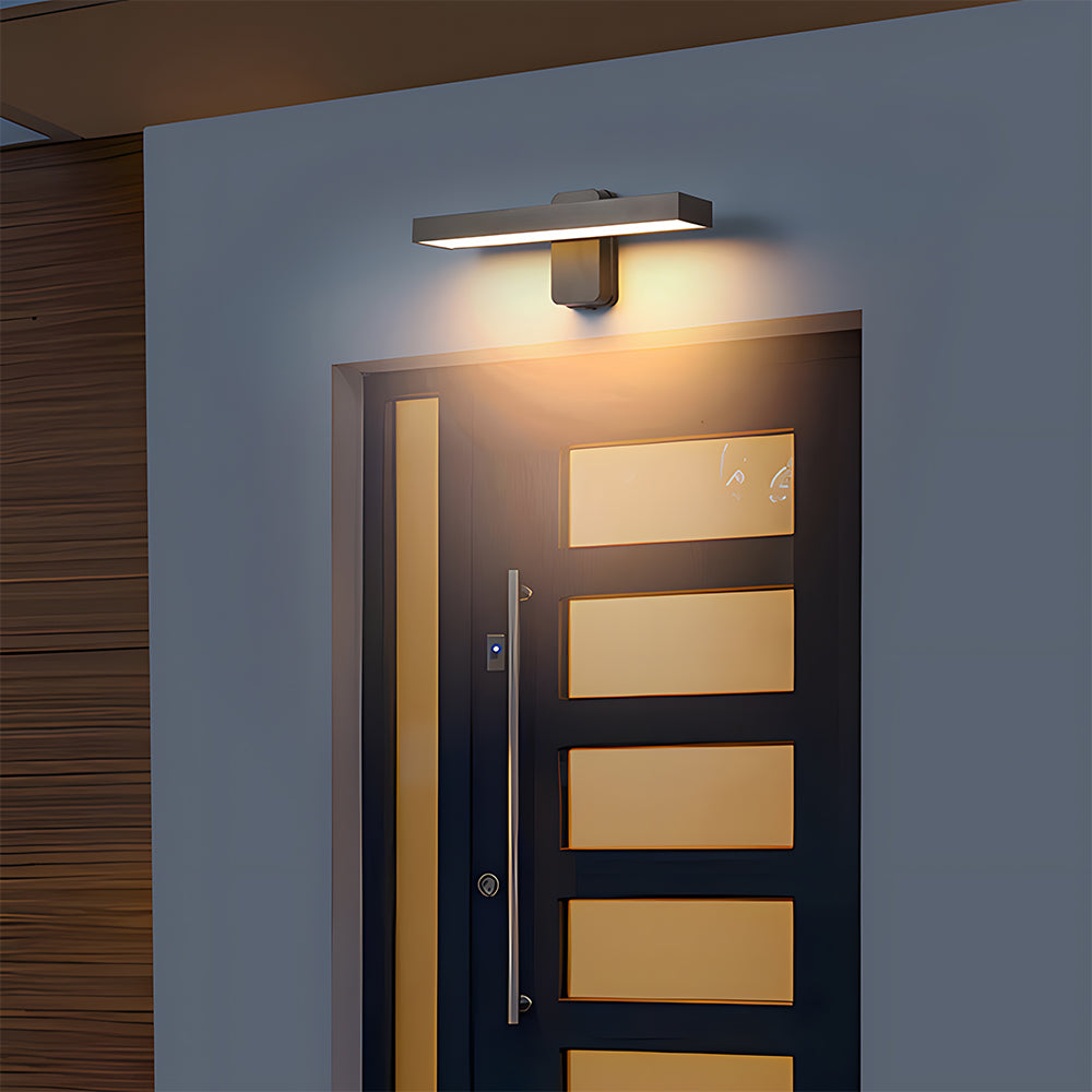 Retro IP65 Adjustable Black LED Outdoor Wall Lamp