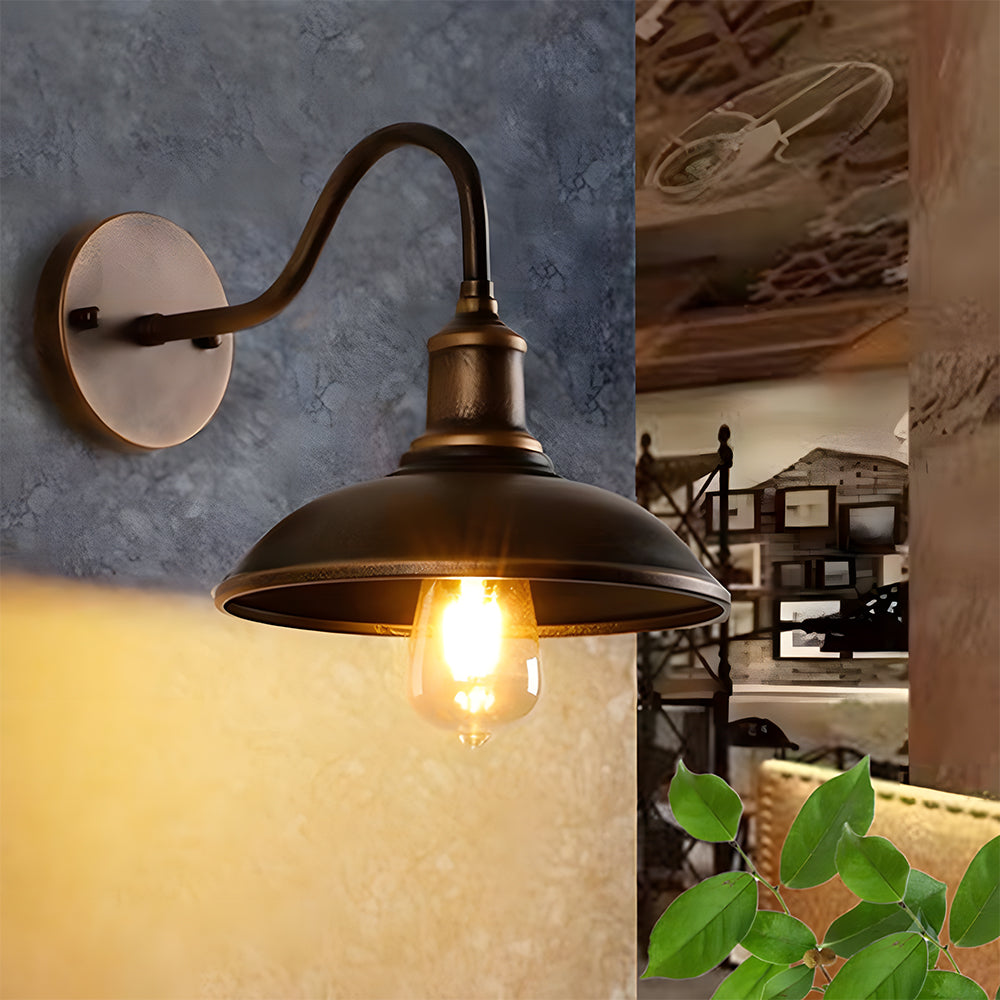 Retro Industrial Waterproof Outdoor Wall Lights for Courtyard/Balcony