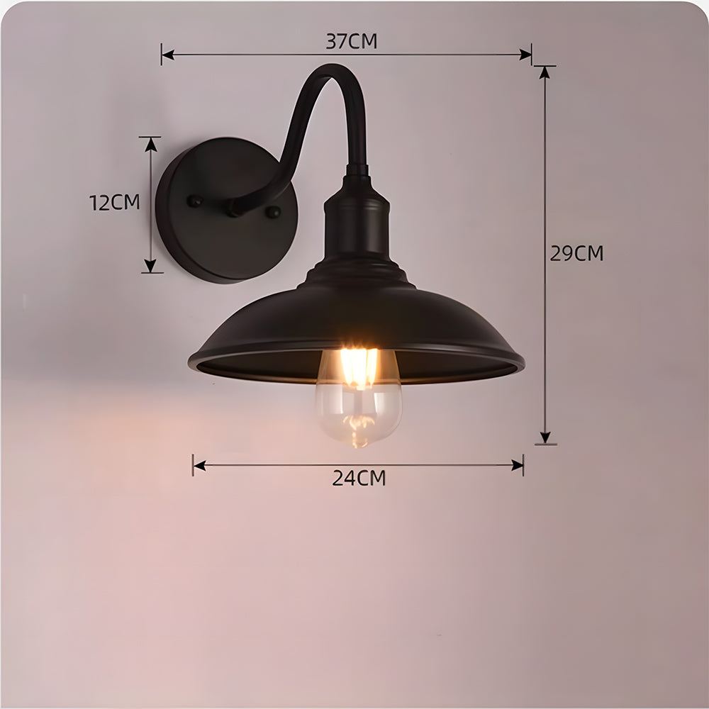 Retro Industrial Waterproof Outdoor Wall Lights for Courtyard/Balcony