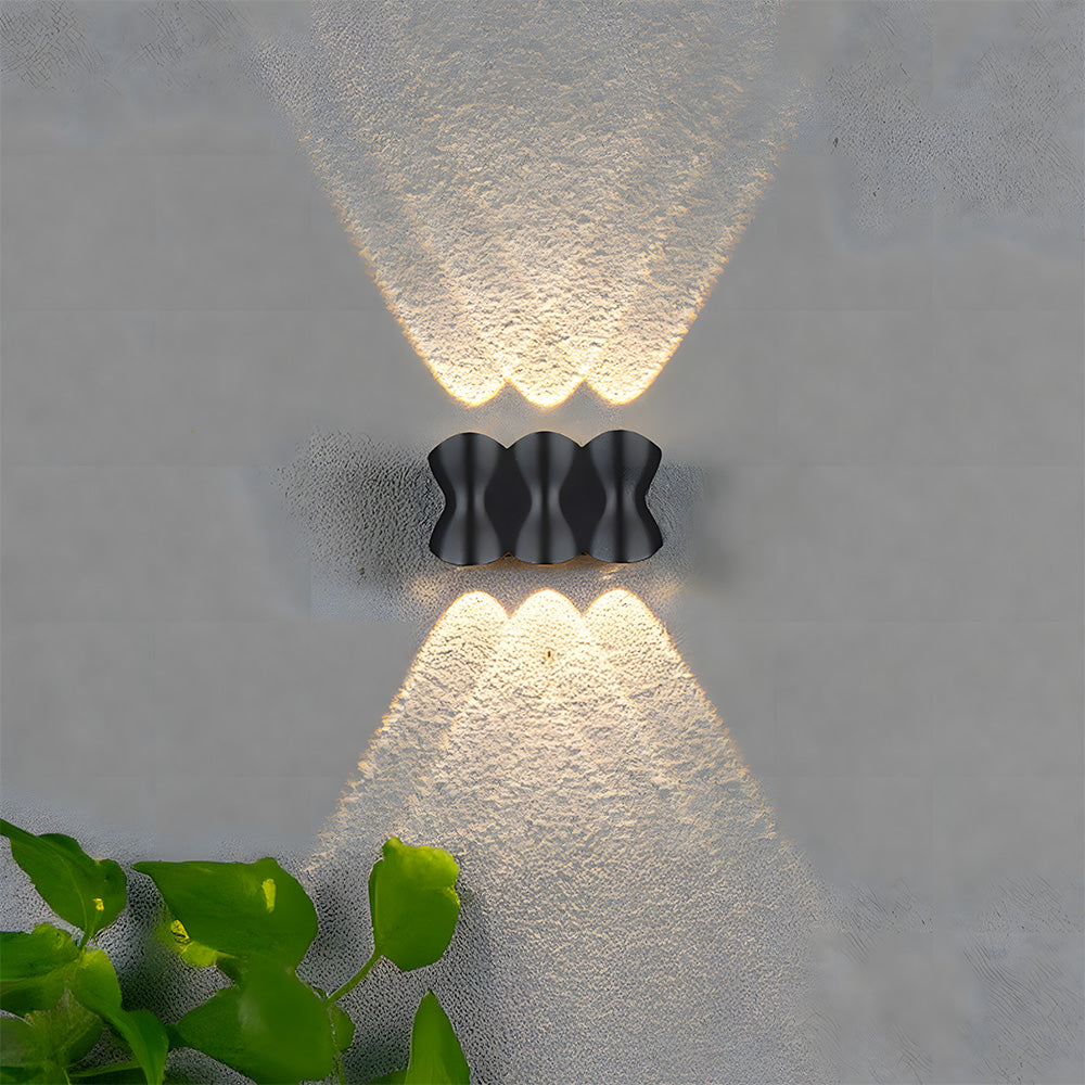 Modern Outdoor LED Up and Down Wall Lights for Garage Patio