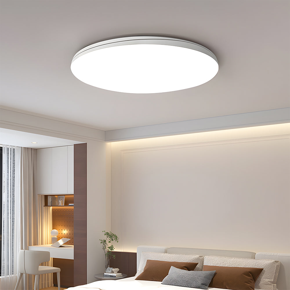 Simple PP Material LED Bedroom Ceiling Lights