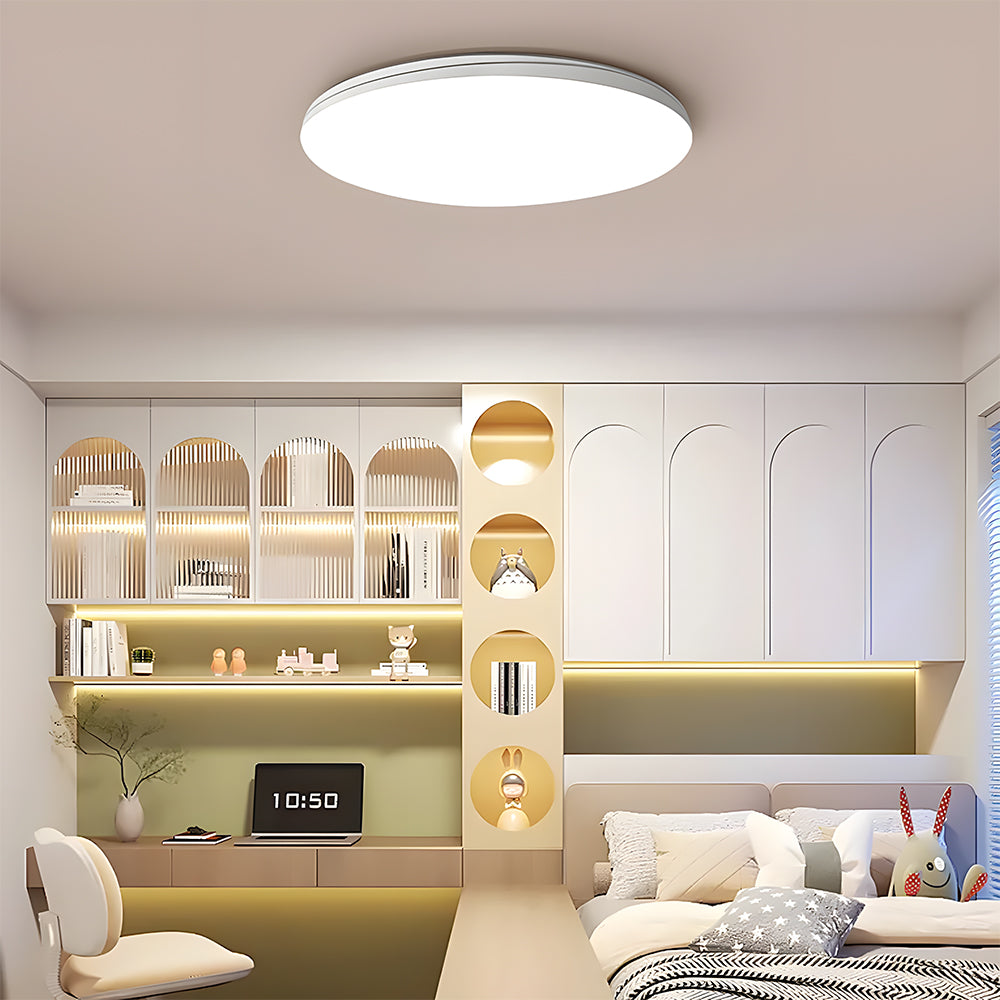 Simple PP Material LED Bedroom Ceiling Lights