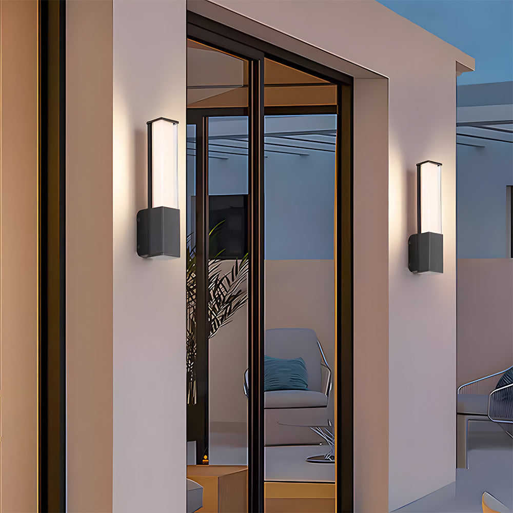 Simple Waterproof Long Strip LED Outdoor Wall Light