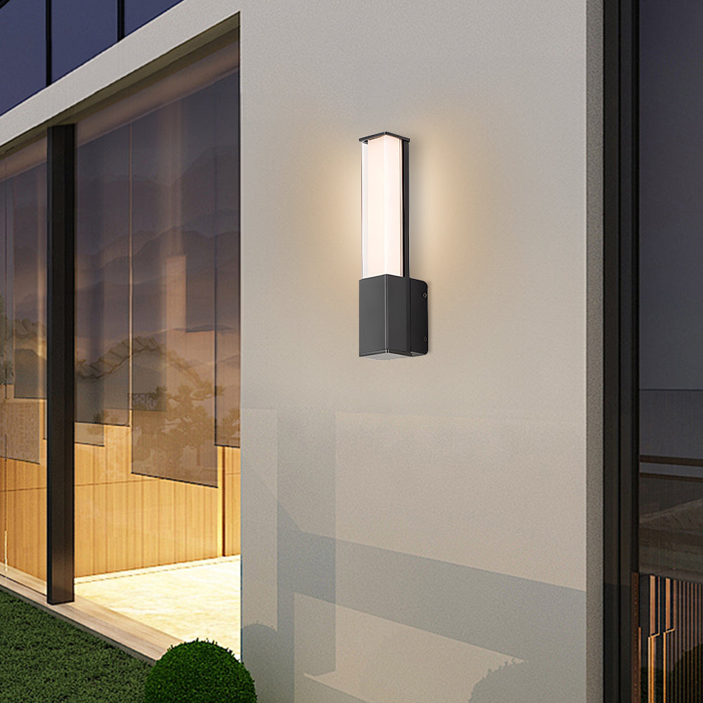 Simple Waterproof Long Strip LED Outdoor Wall Light