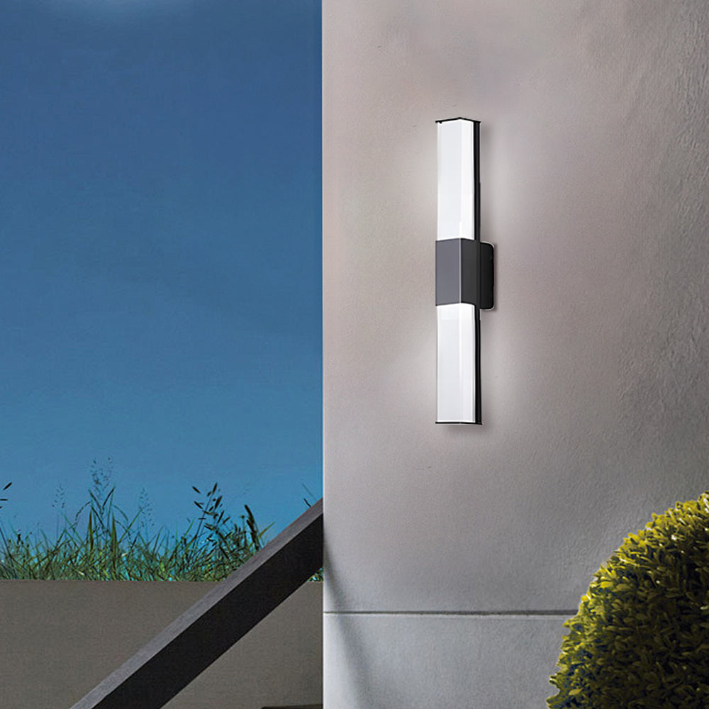 Simple Waterproof Long Strip LED Outdoor Wall Light