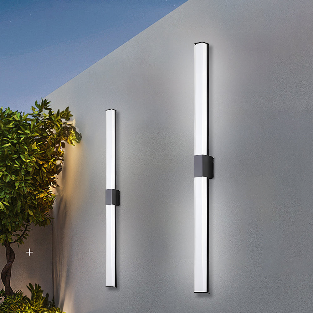 Simple Waterproof Long Strip LED Outdoor Wall Light