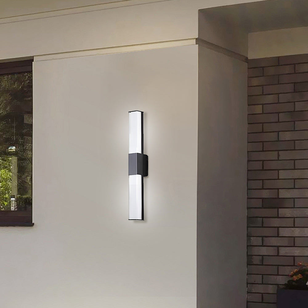Simple Waterproof Long Strip LED Outdoor Wall Light