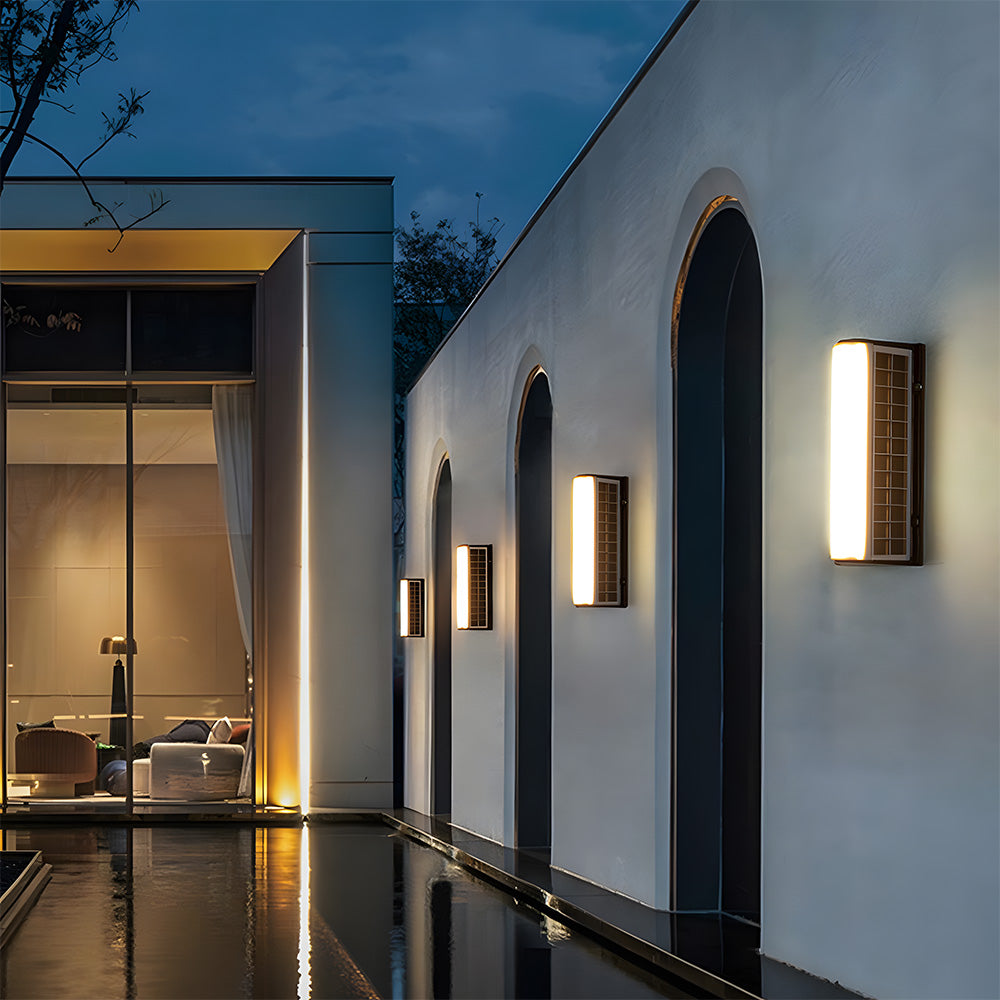 Solar Outdoor Waterproof LED Wall Light