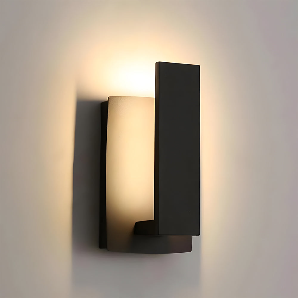 Contemporary Outdoor Stylish Square Wall Light