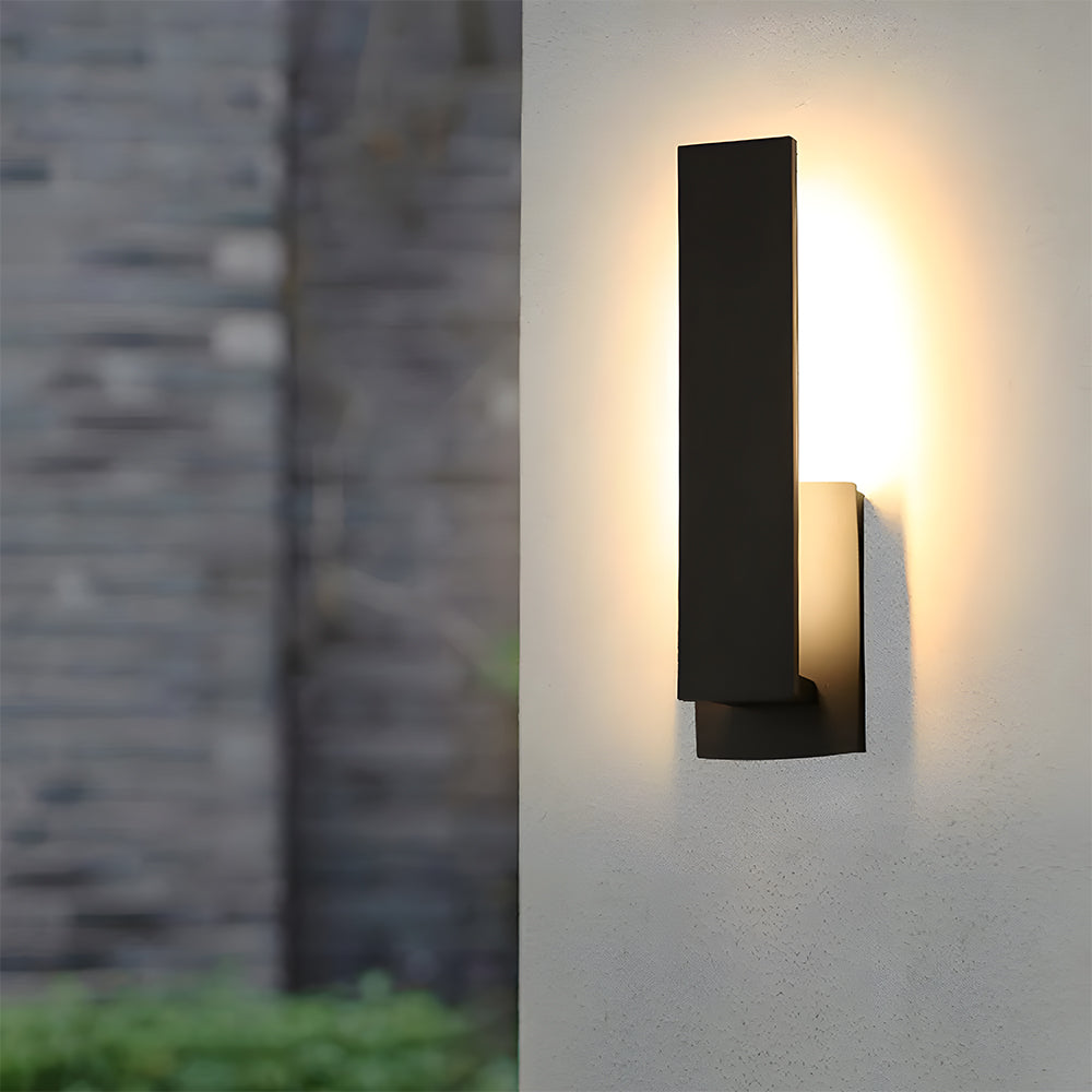 Contemporary Outdoor Stylish Square Wall Light