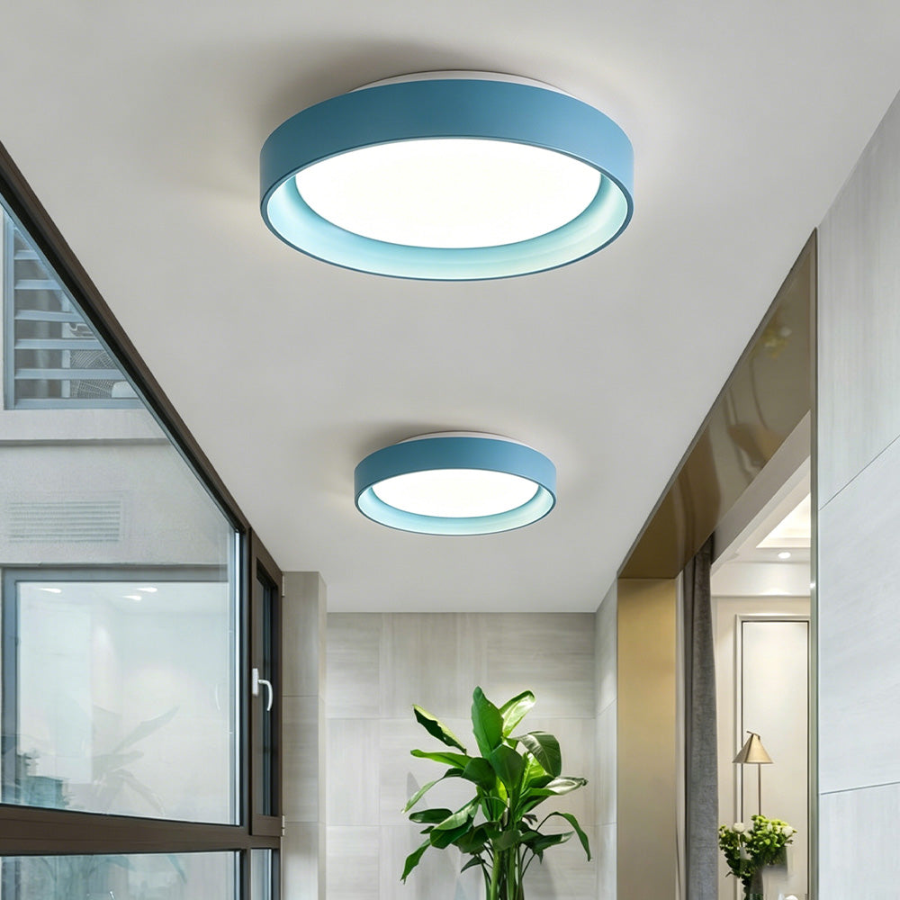 Modern Nordic Round Flush Ceiling Lights for Hallway
