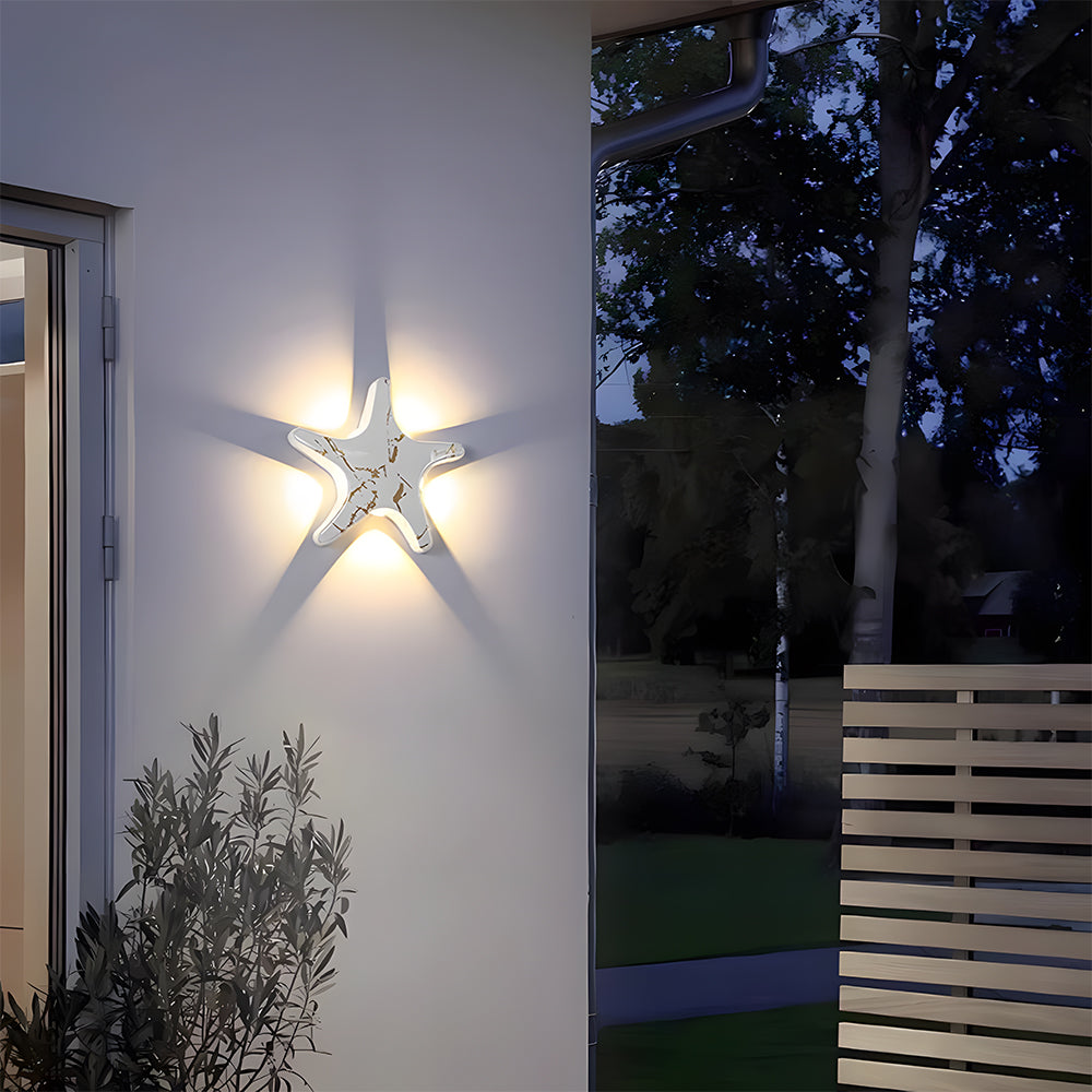 Creative Star Shape LED Outdoor Wall Light
