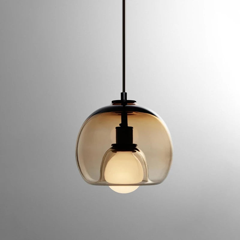 Modern Multi-Head Glass Kitchen Pendant Lighting